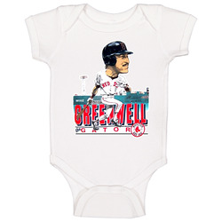 Mike Greenwell Retro Baseball Caricature Baby One Piece Mike Greenwell Retro Baseball Caricature Baby One Piece