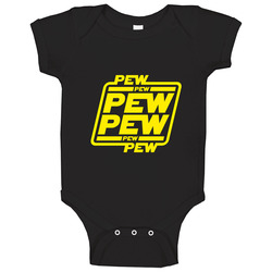 Star Wars Blaster Sound Pew Pew Pew Funny Baby One Piece Star Wars Blaster Sound Pew Pew Pew Funny Baby One Piece