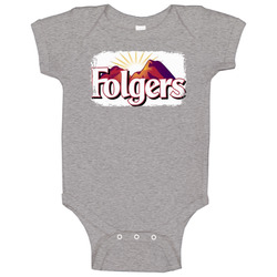 Folgers Coffee Logo Baby One Piece Folgers Coffee Logo Baby One Piece