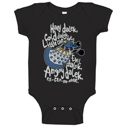 Dr. Who t-shirt Dalek bing bang style tee Baby One Piece Dr. Who t-shirt Dalek bing bang style tee Baby One Piece