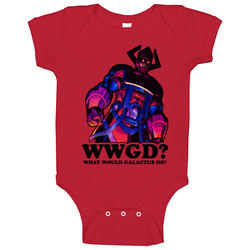 Wwgd What Would Galactus Do? Comics Baby One Piece