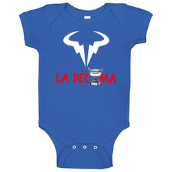 Rafael Nadal Logo Rolland Garros Champion La Decima 10 Time French Open Champion Fan Custom Baby One Piece Rafael Nadal Logo Rolland Garros Champion La Decima 10 Time French Open Champion Fan Custom Baby One Piece