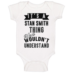 Its A Stan Smith Thing Banner Tv Baby One Piece Its A Stan Smith Thing Banner Tv Baby One Piece