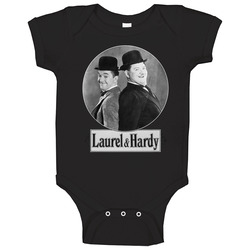 Laurel & Hardy Baby One Piece Laurel & Hardy Baby One Piece