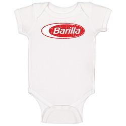Barilla Cool Popular Food Drink Restaurant Brand Logo Gift Baby One Piece Barilla Cool Popular Food Drink Restaurant Brand Logo Gift Baby One Piece