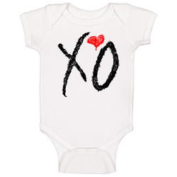 Xo 2 Putih Baby One Piece Xo 2 Putih Baby One Piece