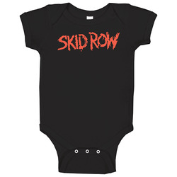 Skid Row Band Logo Baby One Piece Skid Row Band Logo Baby One Piece