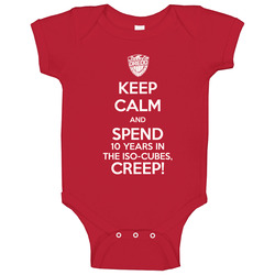 Judge Dredd Keep Calm Baby One Piece Judge Dredd Keep Calm Baby One Piece