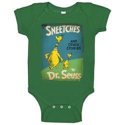 Book Cover The Sneetches And Other Stories Fan Baby One Piece Book Cover The Sneetches And Other Stories Fan Baby One Piece