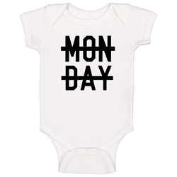 Monday Baby One Piece Monday Baby One Piece