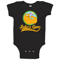 Jake's gym t-shirt adventure time tee jake and finn Baby One Piece Jake's gym t-shirt adventure time tee jake and finn Baby One Piece
