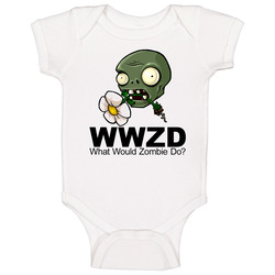 Wwjd Zombie Do Funny Baby One Piece Wwjd Zombie Do Funny Baby One Piece