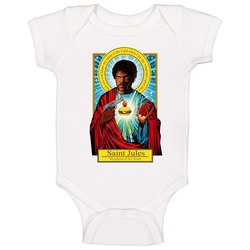 Saint Jules Winnfield Shepherd Of The Weak Pulp Fictiont Baby One Piece Saint Jules Winnfield Shepherd Of The Weak Pulp Fictiont Baby One Piece