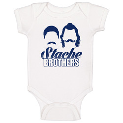 Stache Brothers Enes Kanter Steven Adams Okc Baby One Piece Stache Brothers Enes Kanter Steven Adams Okc Baby One Piece