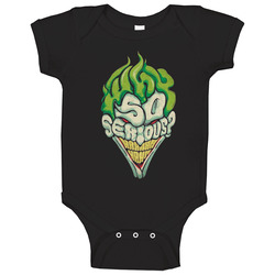 Joker Why So Serious Face Baby One Piece Joker Why So Serious Face Baby One Piece