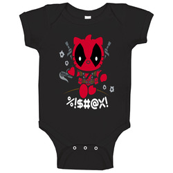 Deadpool T Shirt Movie Hello Kitty Official Unisex Apparel Baby One Piece Deadpool T Shirt Movie Hello Kitty Official Unisex Apparel Baby One Piece