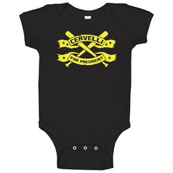 Francisco Cervelli For President Trending Pittsburgh Baseball Election Parody Fan Baby One Piece Francisco Cervelli For President Trending Pittsburgh Baseball Election Parody Fan Baby One Piece