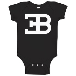 Bugatti Logo Baby One Piece Bugatti Logo Baby One Piece