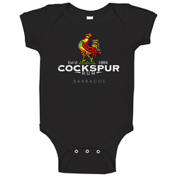 Apparel Cockspur Rum Logo Alcohol Drinking Liquor Brand Baby One Piece Apparel Cockspur Rum Logo Alcohol Drinking Liquor Brand Baby One Piece