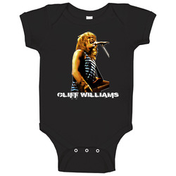Cliff Williams Bass Ac Dc Baby One Piece Cliff Williams Bass Ac Dc Baby One Piece