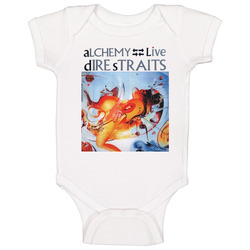 Dire Straits Alchemy Live #1 Standard Adult White T- S To 5xl Baby One Piece Dire Straits Alchemy Live #1 Standard Adult White T- S To 5xl Baby One Piece