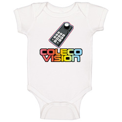 Colecovision Controller Retro 80s Baby One Piece