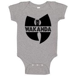 Black Panther Marvel Wu-tang Symbol Wakanda Baby One Piece Black Panther Marvel Wu-tang Symbol Wakanda Baby One Piece