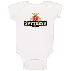 Svyturys Logo Popular Beer Lagar Alcohol Beverage Drink Fan Gift Baby One Piece