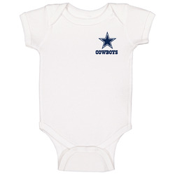 Dallas Cowboys Small Emblem Baby One Piece