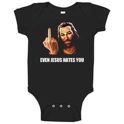 Jesus Hates Baby One Piece Jesus Hates Baby One Piece