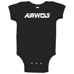 Airwolf Tv Retro Army Show Baby One Piece