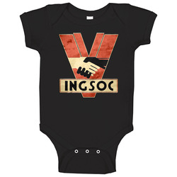 Orwell 1984 Ingsoc Party Baby One Piece