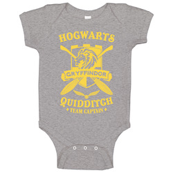Hogwarts Quidditch Gryffindor Team Captain Harry Potter Baby One Piece Hogwarts Quidditch Gryffindor Team Captain Harry Potter Baby One Piece