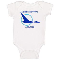 North Central Airlines Out Of Business Airline Baby One Piece North Central Airlines Out Of Business Airline Baby One Piece