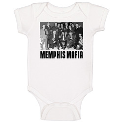 Memphis Mafia King Of Rock N Roll Vintage Baby One Piece Memphis Mafia King Of Rock N Roll Vintage Baby One Piece