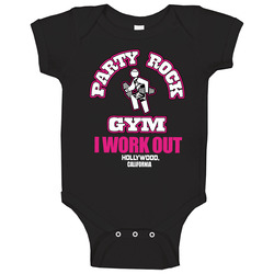 Party Rock Gym I Work Out Baby One Piece Party Rock Gym I Work Out Baby One Piece