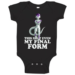 This Isn't Final Form Frieza Black Baby One Piece This Isn't Final Form Frieza Black Baby One Piece