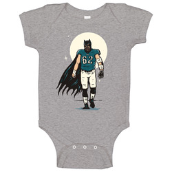 Fat Batman Jason Kelce Cartoon Baby One Piece