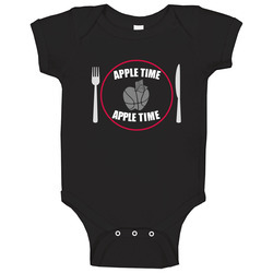Apple Time Apple Time Funny Kawhi Toronto Fan Baby One Piece Apple Time Apple Time Funny Kawhi Toronto Fan Baby One Piece