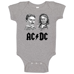 Ac Dc Block Sportgrey Baby One Piece Ac Dc Block Sportgrey Baby One Piece