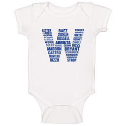Cubs Team Names In W Flag The Best Chicago Cubs Win Winning Ultimate Fan Baby One Piece