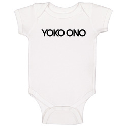 Love Yoko Ono Inspired Classic Rock Music Fan Baby One Piece