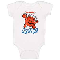 Kool-Aid Man, T-Shirt, Kool Aid, Soft Drink, Cartoon, Funny, Oh, Yeaaa Baby One Piece