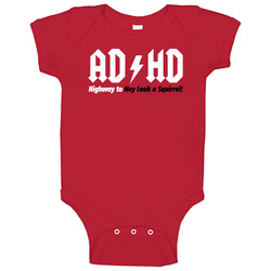 New Adhd Funny Baby One Piece New Adhd Funny Baby One Piece