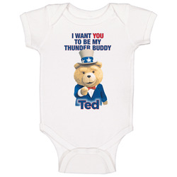 Ted I Want You To Be My Thunder Buddies Movie Baby One Piece Ted I Want You To Be My Thunder Buddies Movie Baby One Piece