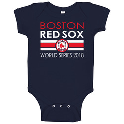 Boston World Series Navy Baby One Piece Boston World Series Navy Baby One Piece