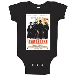 Kurt Russell Val Kilmer 1994 Tombstone Cool Movie Fan Baby One Piece Kurt Russell Val Kilmer 1994 Tombstone Cool Movie Fan Baby One Piece