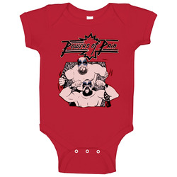Powers Of Pain Warlord Barbarian Retro Wrestling Baby One Piece Powers Of Pain Warlord Barbarian Retro Wrestling Baby One Piece