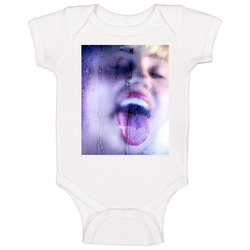Miley Cyrus Marilyn Minter Style Replica Baby One Piece Miley Cyrus Marilyn Minter Style Replica Baby One Piece