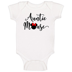 Auntie Mouse Baby One Piece Auntie Mouse Baby One Piece